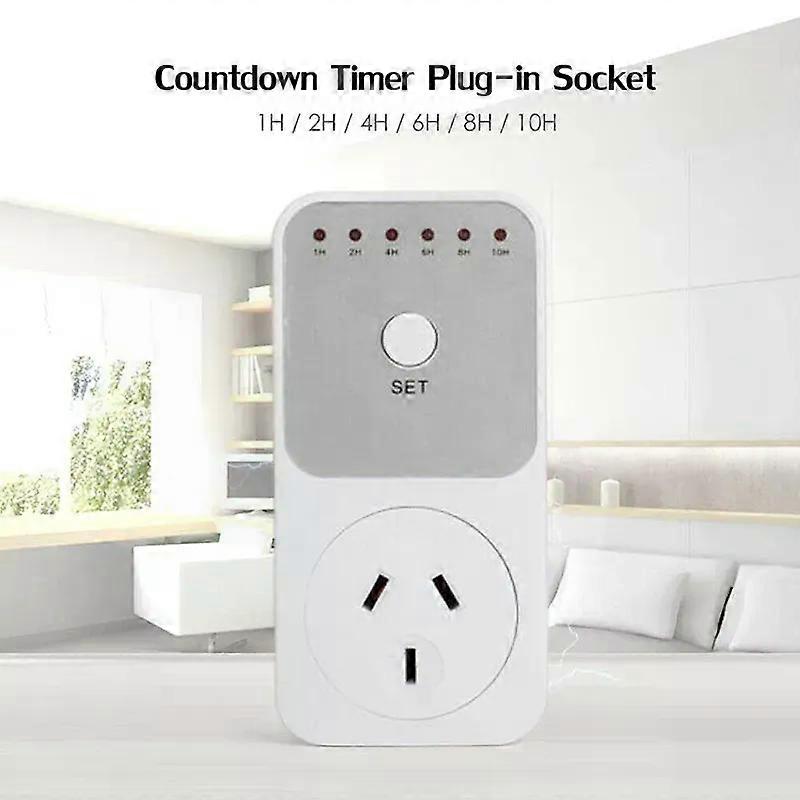 AU Plug Digital Timer Switch Electronic Clock Pluggable Switch Socket Countdown Countdown Timer Programmable Socket Time Slot