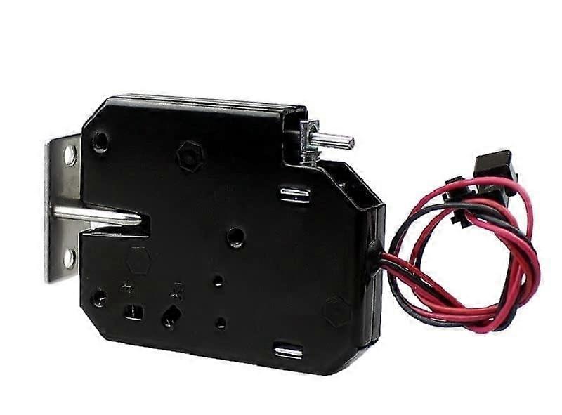 Express Cabinet Locker Electric Lock DC 12V. Supermarket Intelligent Locker Access Control Electronic Lock Mailbox (Color: 12V 2Wire).