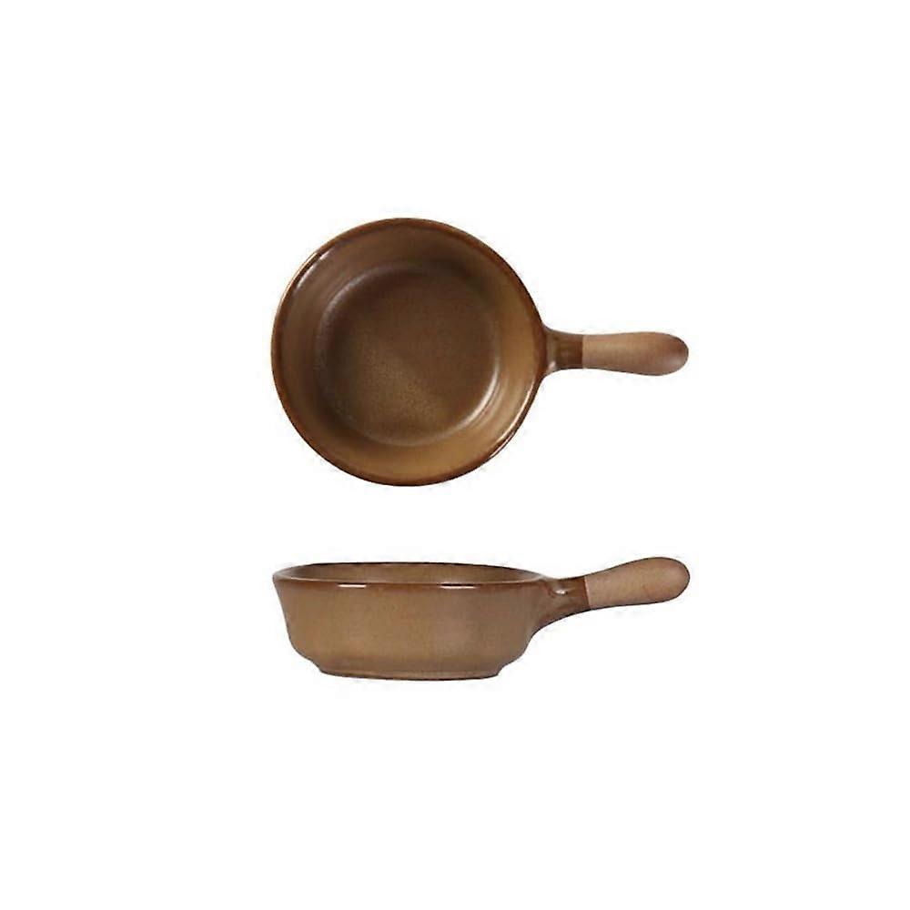 Ceramic Dipping Bowls with Heat Protection Handle for Sauces, Soy Sauce, Vinegar, and Spices - Snack and Dip Dish Set