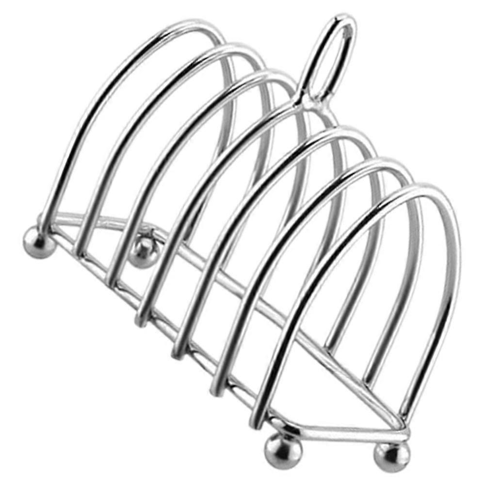 Stainless Steel Toast Rack, Compact Bread Holder for Kitchen, Outdoor BBQ, and Bakery Use, Lightweight and Space Saving Design