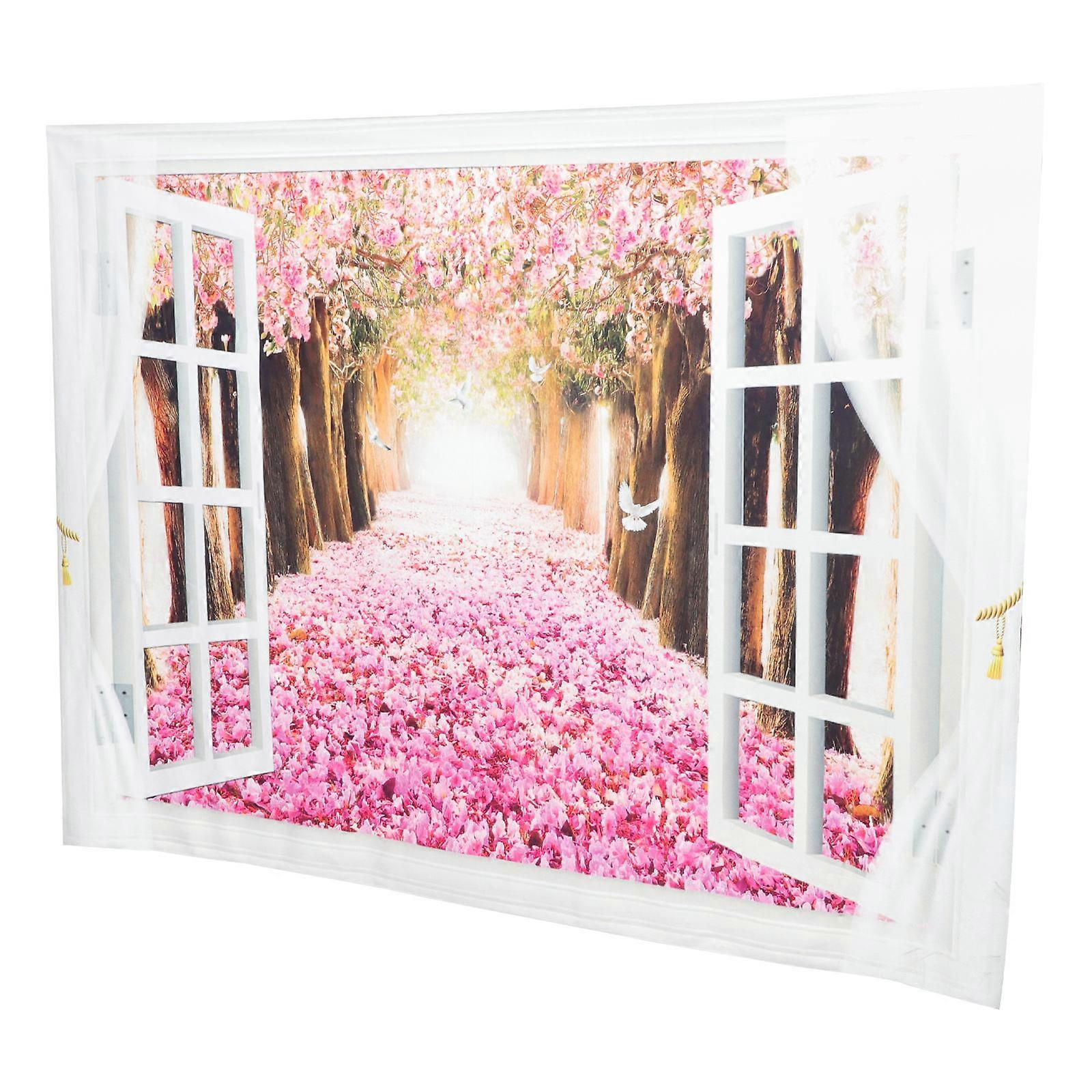 Photography Background With Cherry Blossom Design Ideal For Wedding Parties And Children's Events 200x150cm Decorative Backdrop 1Set