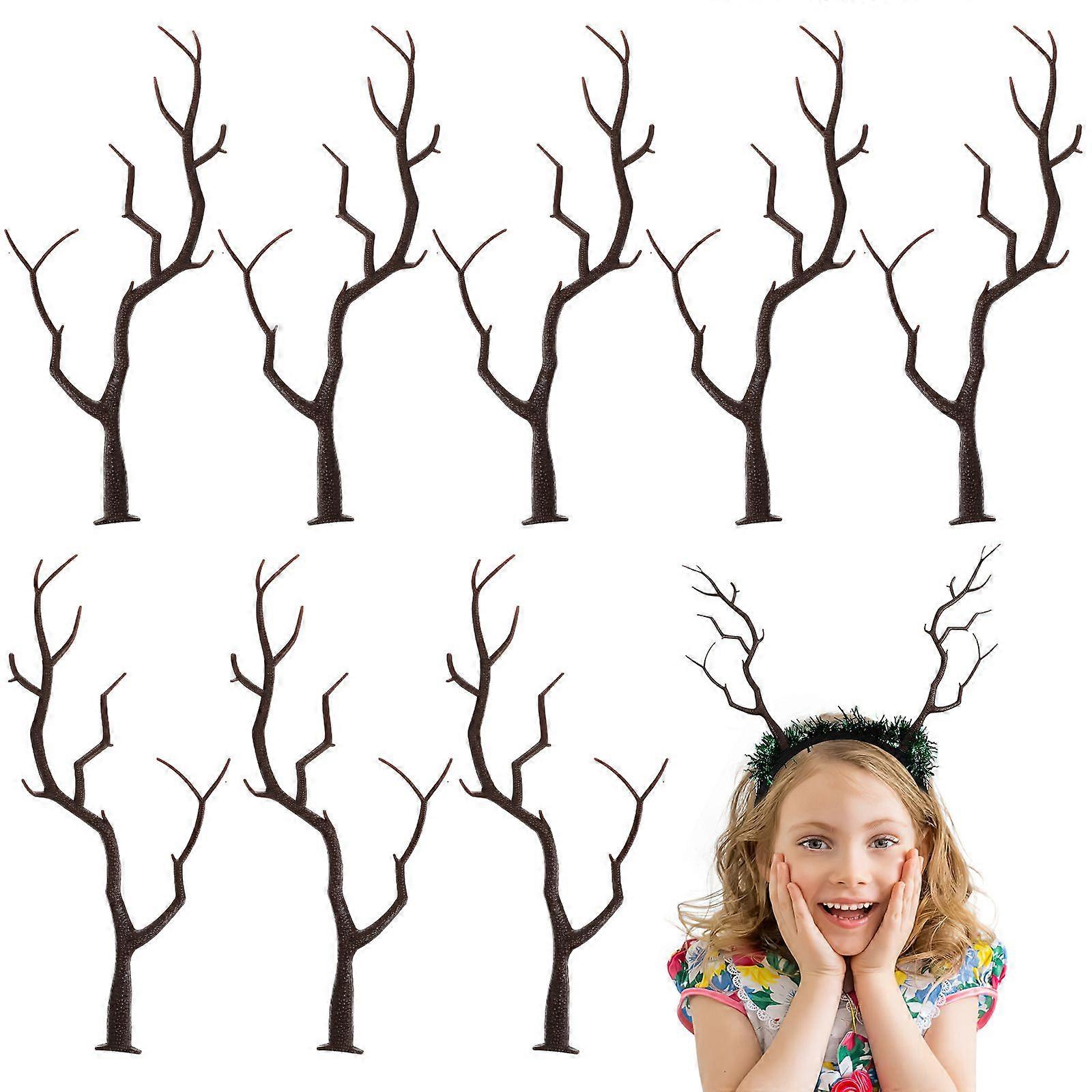 10Pcs Decorative Antler Branches Artificial Antler Dried Tree Branches Vase Filling Branches