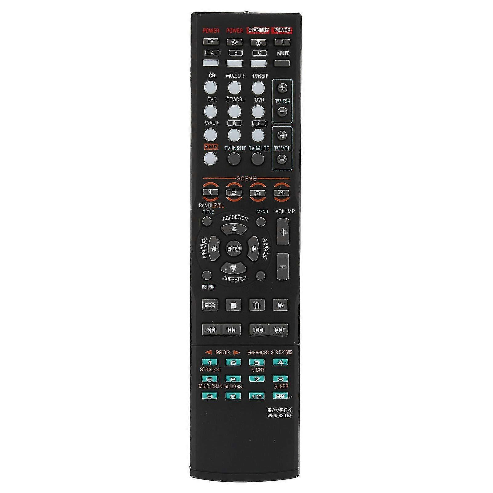 Replacement Remote Control for Yamaha RAV284 WN05820EX - Compatible with RX-V363, RX-V363B & RX-V365 Models