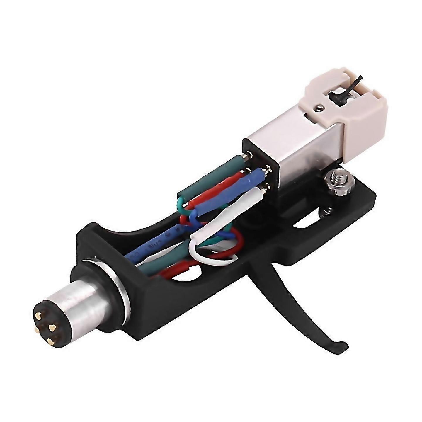For Cartridge Stylus With Turntable Headshell 4 Pin Contacts For Phonograph Turntable Gramophone Lp