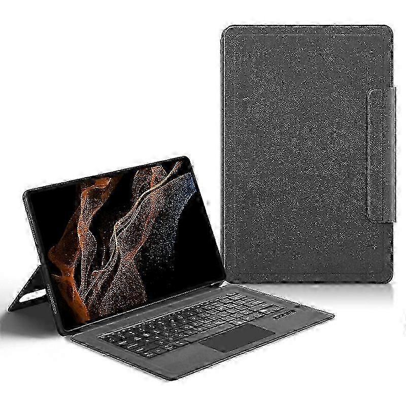Leather Case with Touchpad Bluetooth Keyboard for Tablet S8 Ultra