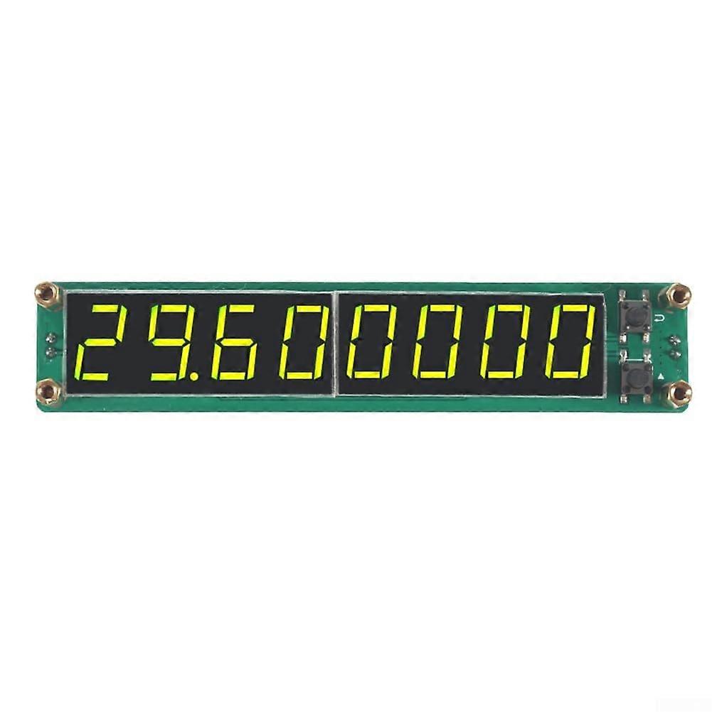 1 Digital HF Frequency Meter Cymometer Digital HF Frequency Meter (yellow)