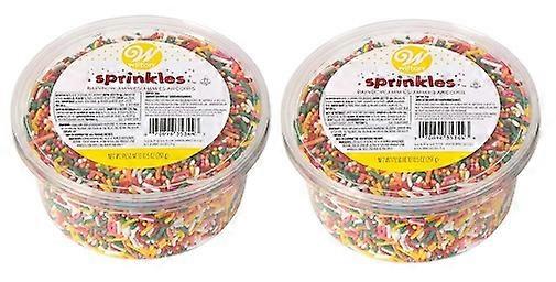 Wilton Rainbow Jimmies Sprinkles 2 Pack
