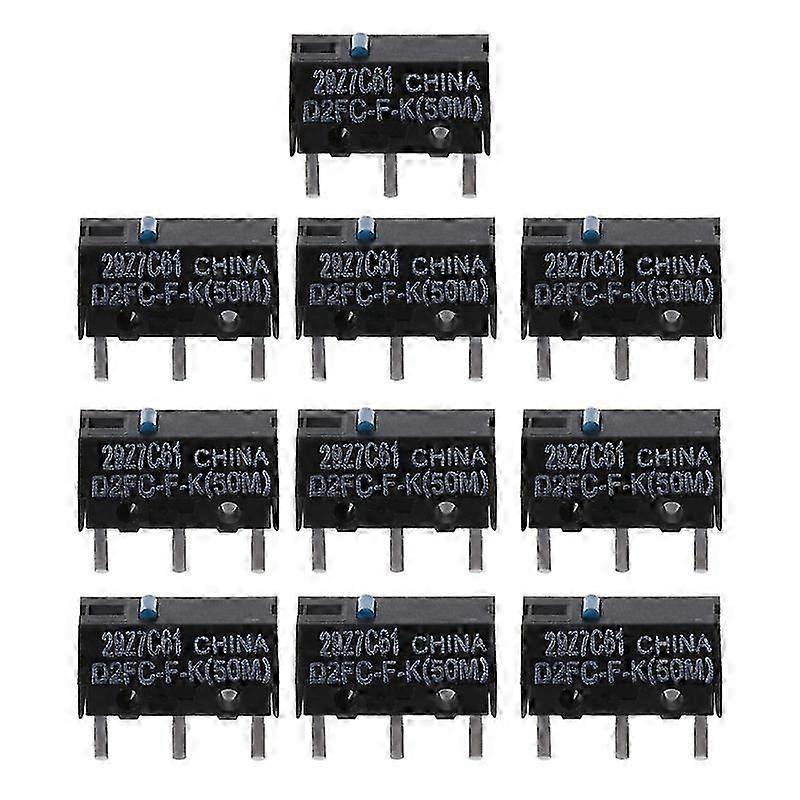 Mouse Micro Switch D2FC-F-K (50M Clicks) Mouse Button Blue Dot 2PCS/10PCS