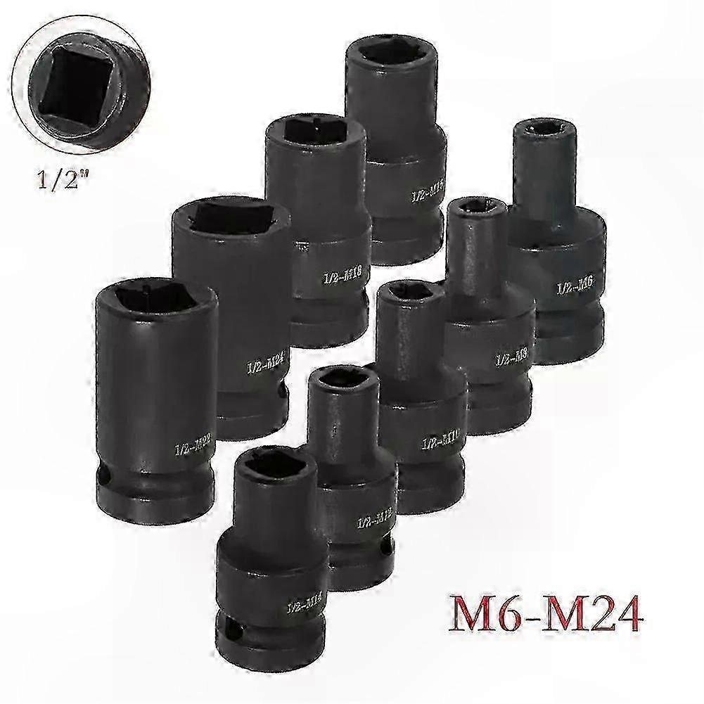 Square Tap Socket Compatible with Pneumatic Ratchet Wrench Tools