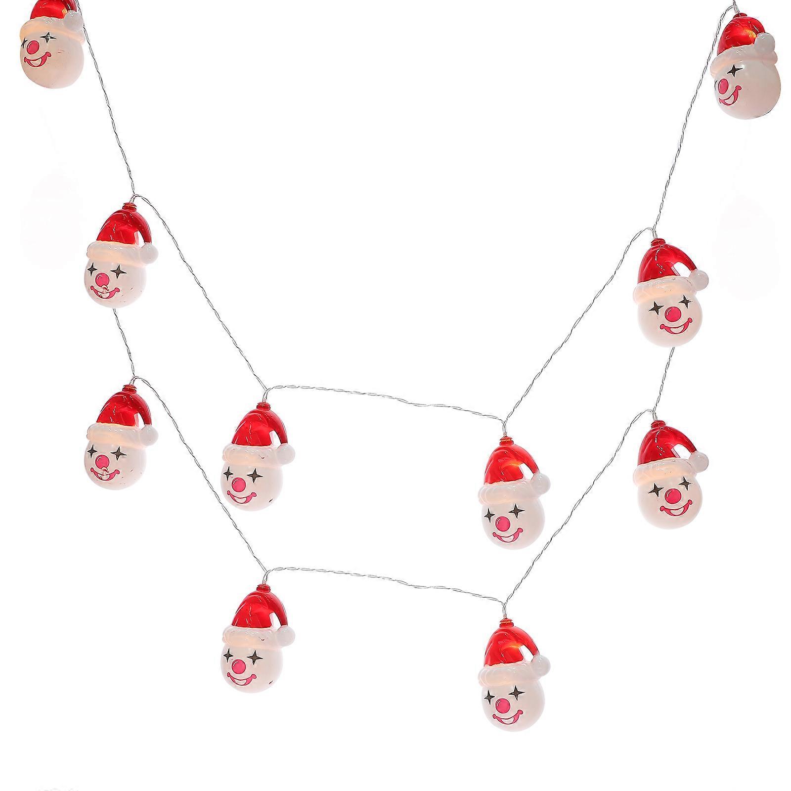 Decorative Lighting Xmas Light String Christmas Hanging Lamp for Courtyard Multi Pvc 1Pc