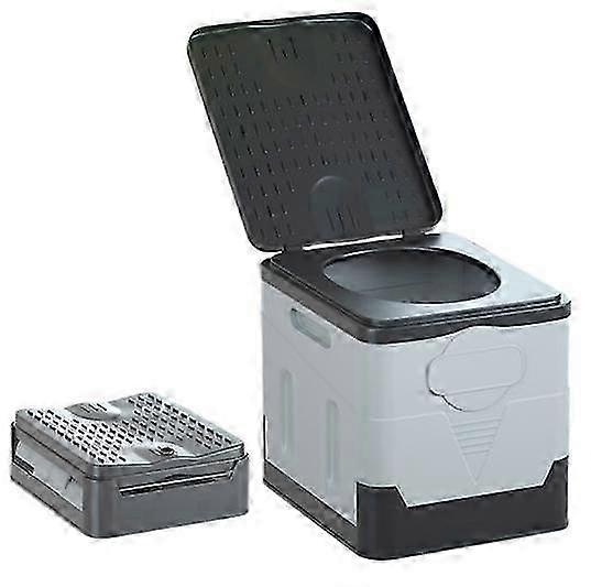 Portable Toilet for Camping, Portable Folding Toilet with Lid