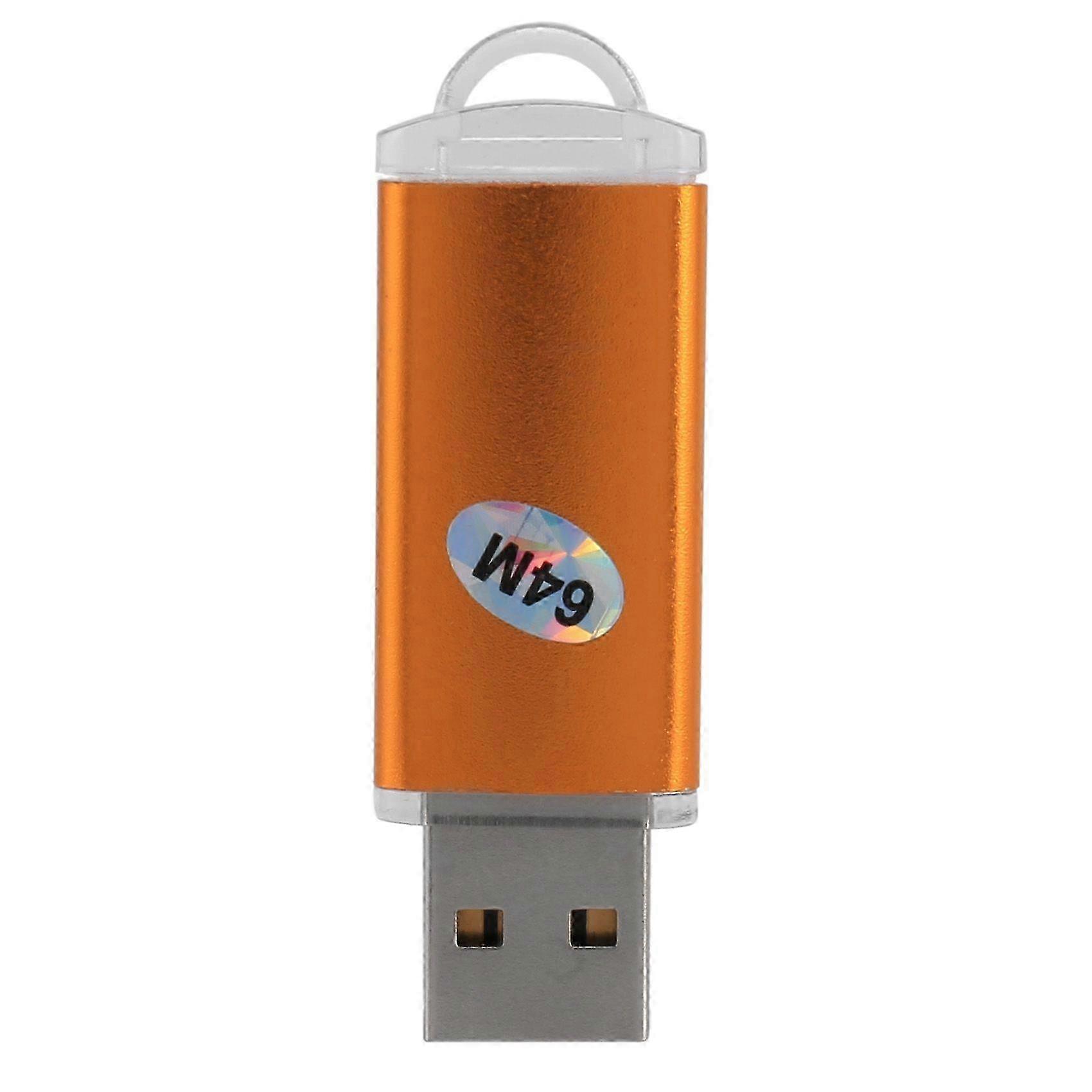 USB Memory Stick Flash Pen Drive U Disk for PC TV Color:Golden capacity:64MB