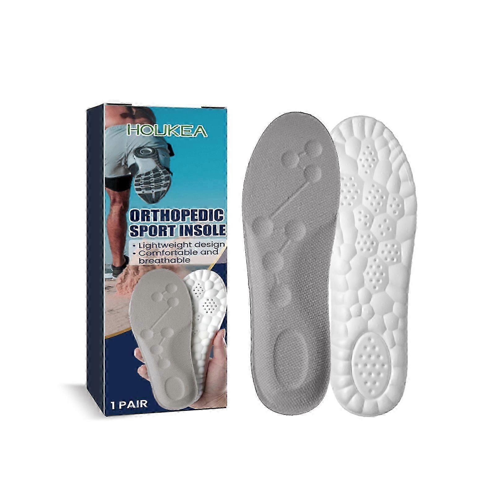 Houkea orthotic sports insole, foot posture correction, arch support insole, wear-resistant and anti slip care insole