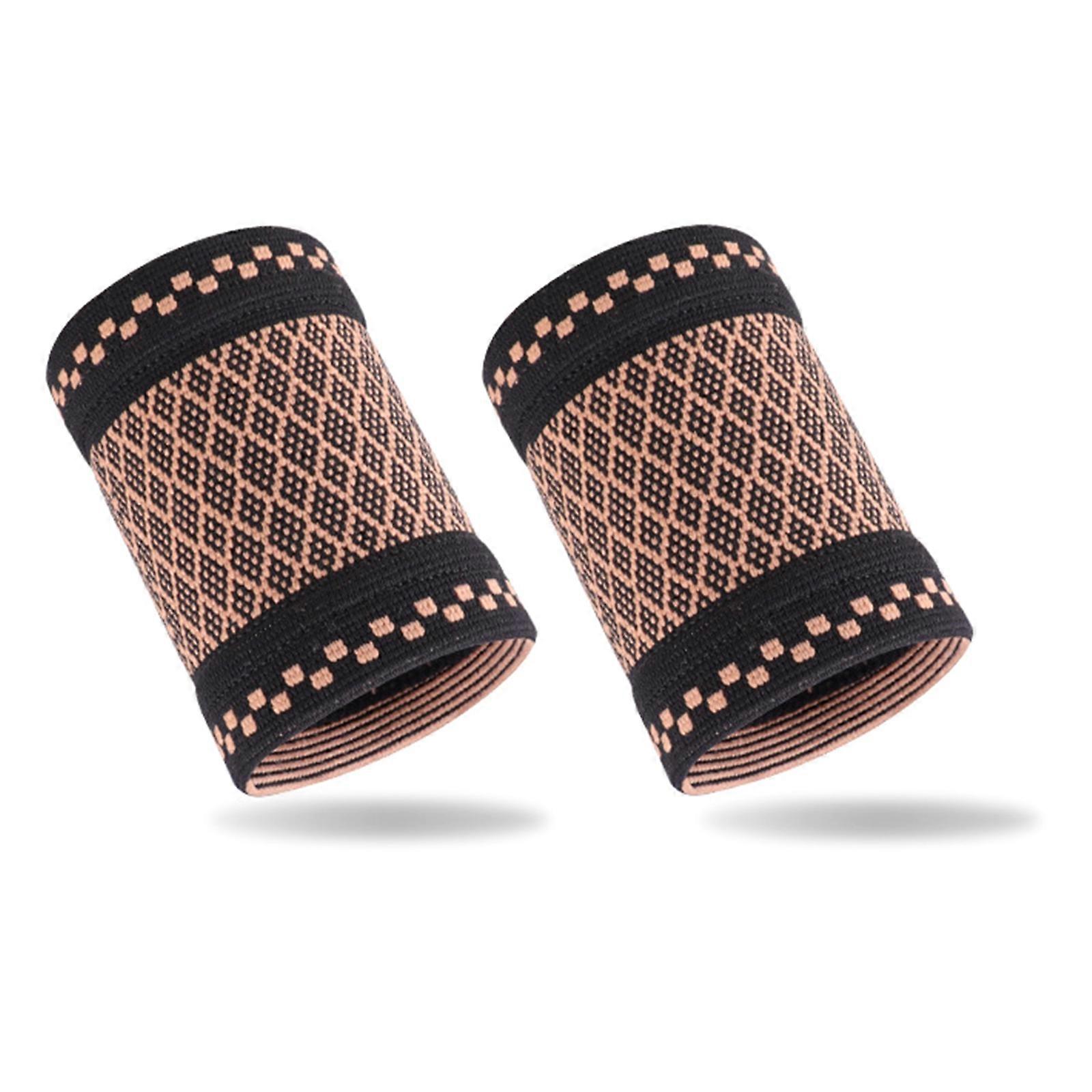 Soft Wrist Support Brace Wrist Wraps Practical Wrist Brace Elastic Wrist Support Sleeve for Computer Workers  Brass S