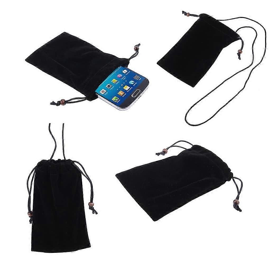 Case Cover with Chain and Loop Closure Soft Cloth Flannel Carry Bag...