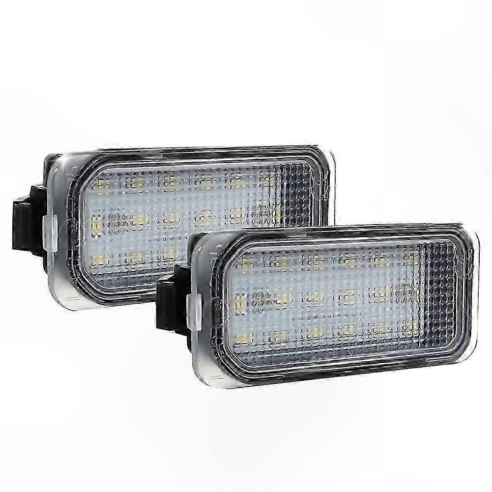 2PCS LED License Plate Lamps for Multiple Car Models - Bright and Simple Installation