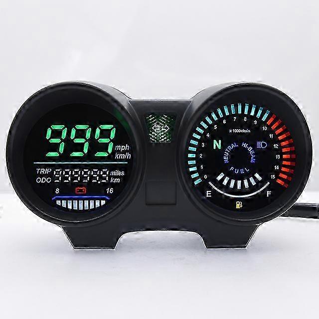2023 LED RPM Meter Speedometer Digital Dashboard Electronics Panel ...
