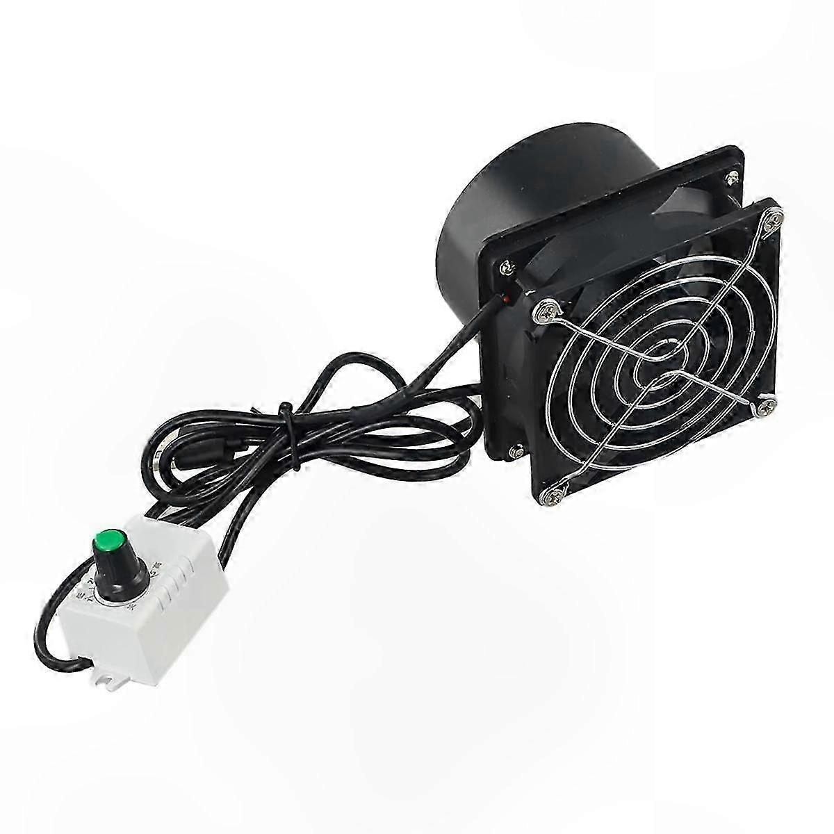 USB Adjustable Speed Fan for Smoke and Fume Extraction with Duct Pipe Compatibility