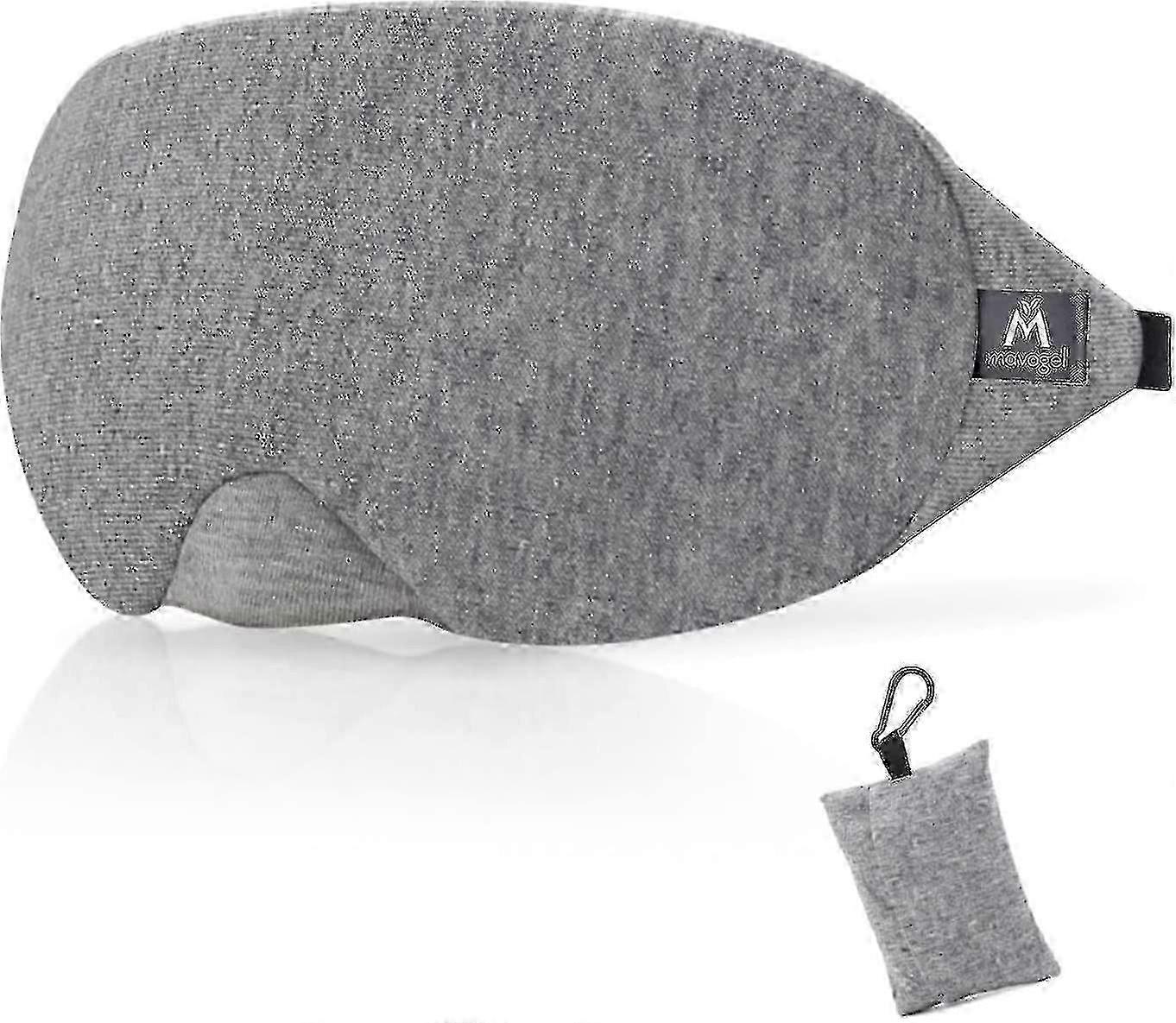 Huncv Mavogel Cotton Sleep Mask Eye Mask - Light-blocking Sleep Mask With Updated Design, Soft And C