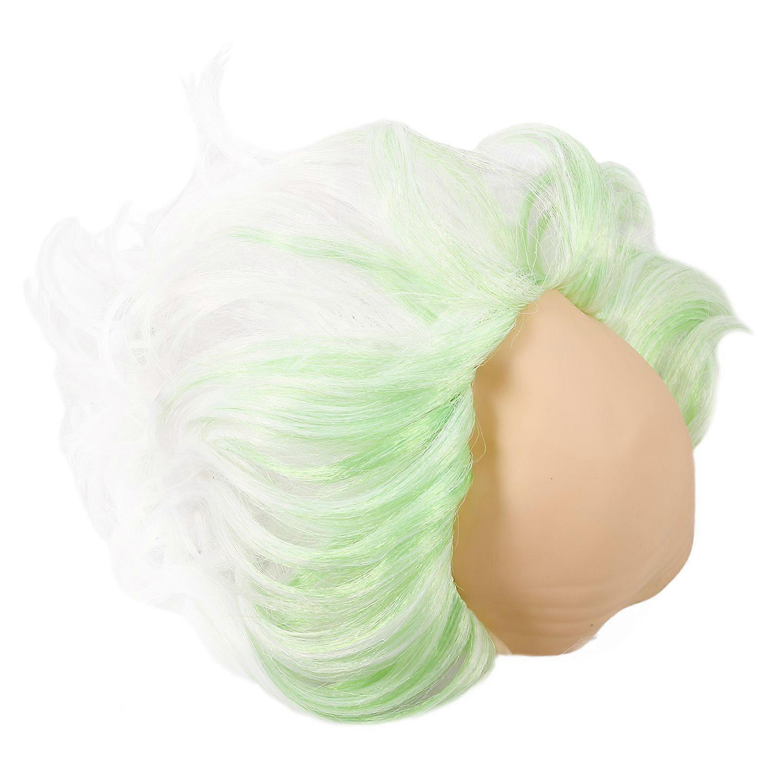 Man Bald Cap Wig Halloween Cosplay Wig Costume Party Wig Decorative Wig Prop