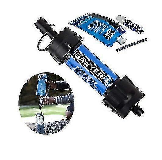 Mini VannfiltreringSsystem Bærbar Overlevelse VannRenser Halm