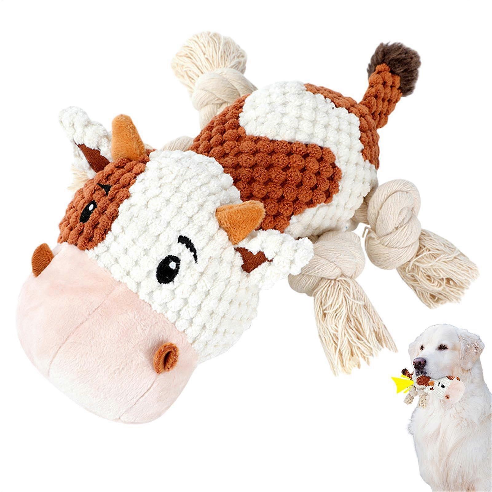 Squeaky Toys for Dogs Soft Plush Squeaky Dog Chew Toy for Training and Interactive Play