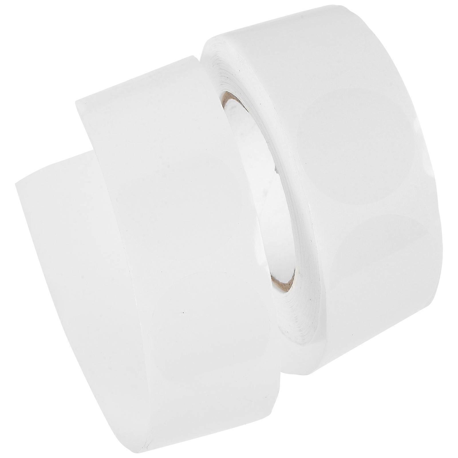 Clear Circle Stickers Adhesive Dot Stickers for Labeling 5 Rolls