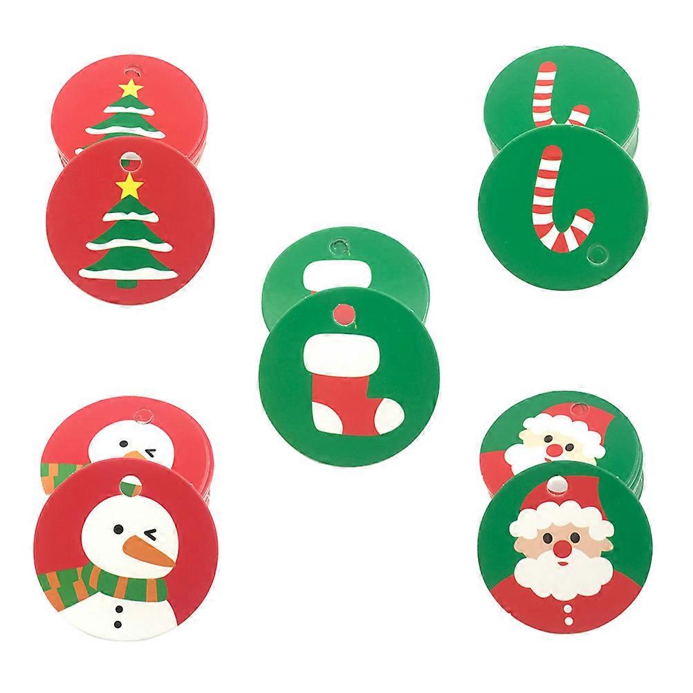 Christmas Gift Tags for Gift Decoration with 100Pcs Hanging Christmas Tags