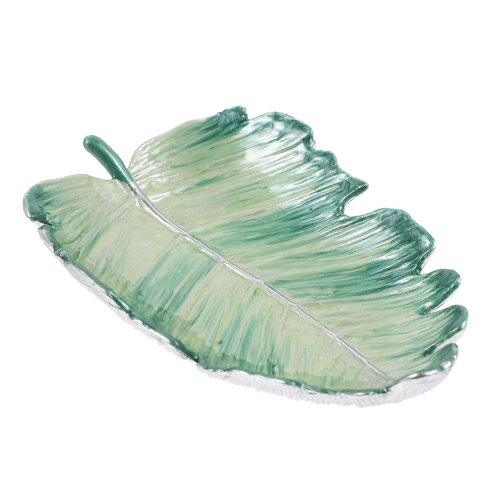 Small Jewelry Tray Leaf Ring Holder for Storage Use 2Pcs