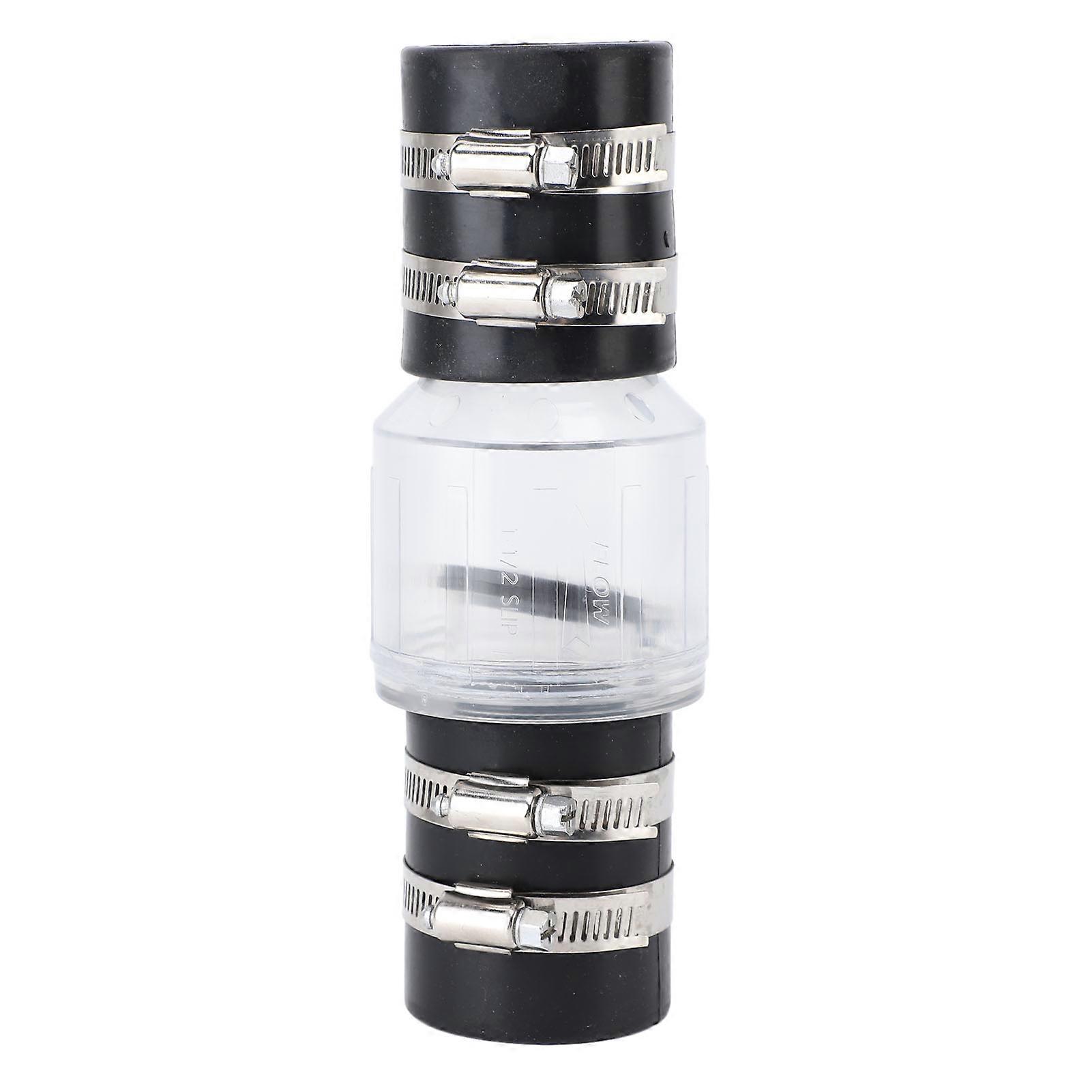 Silent Sewage Sump Pump Check Valve Spring Loaded Flapper for Backflow Prevention Quiet Check Valve