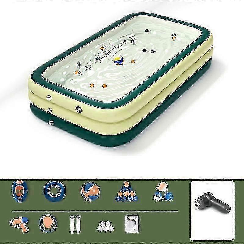 Wireless Inflatable Pool - Smart Core Flash Charge, Rapid Setup, Durable, All Ages