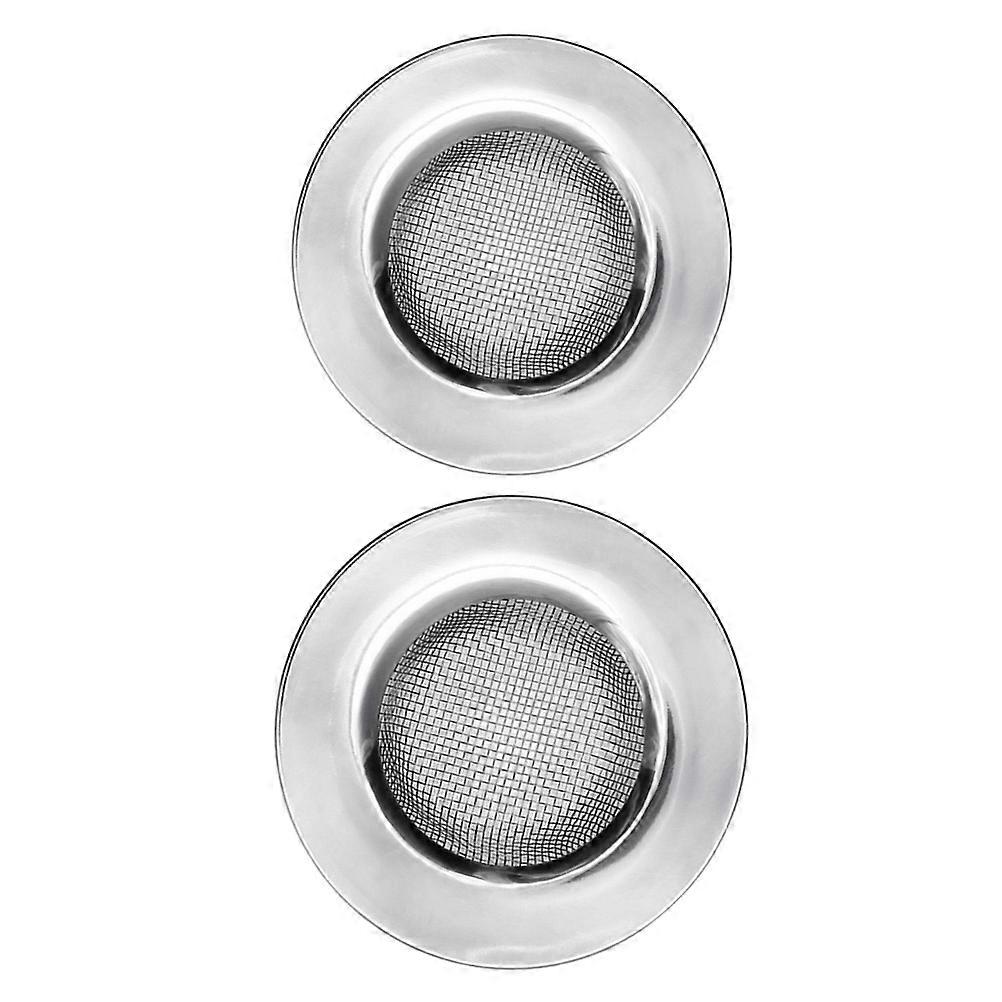 Kitchen Sink Strainer Stainless Steel for Filtering Use 2Pcs Anti-Blocking Filter