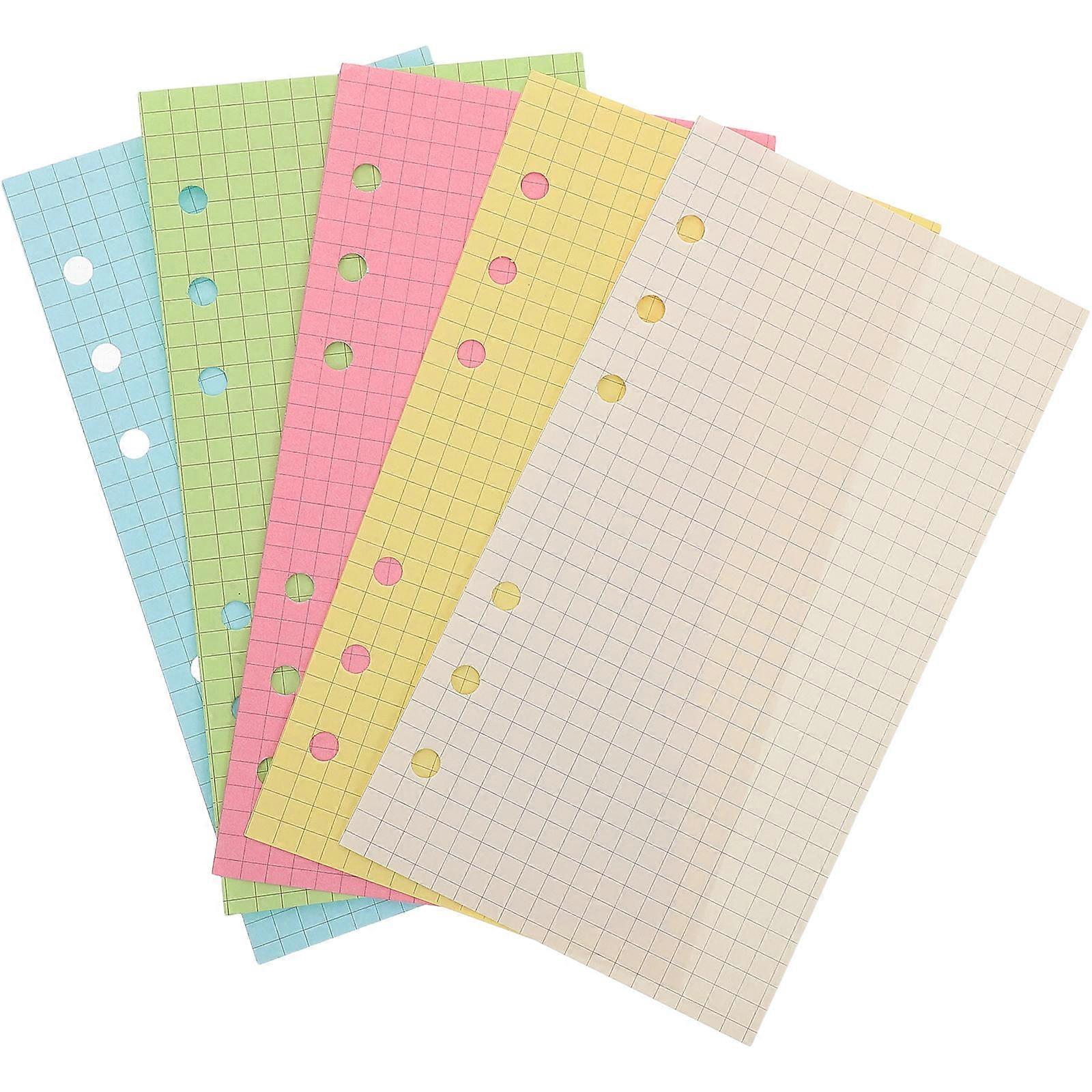 Loose-Leaf Binder Planner Inserts for Office 500Pcs Colorful Refill Pages
