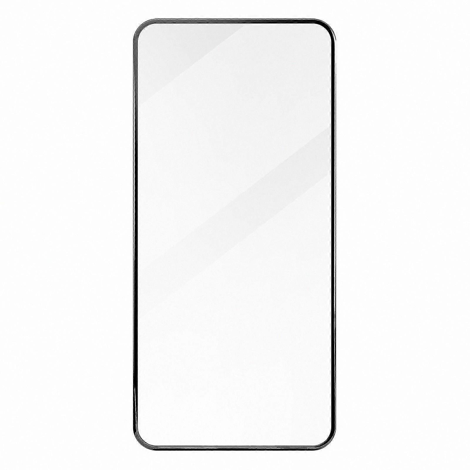 Full-Coverage Tempered Glass Screen Protector with 9H Hardness and Sloped Edges for Honor X8, Black Contour Design