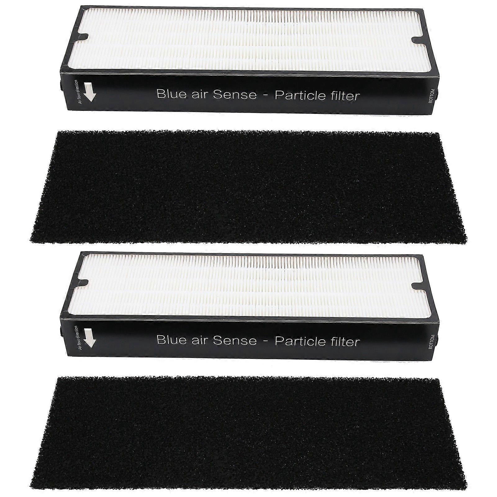 2 Ensemble d’élément filtrant à mailles filtrantes de type particule de remplacement pour purificateur d’air de la série Blue Air Sense