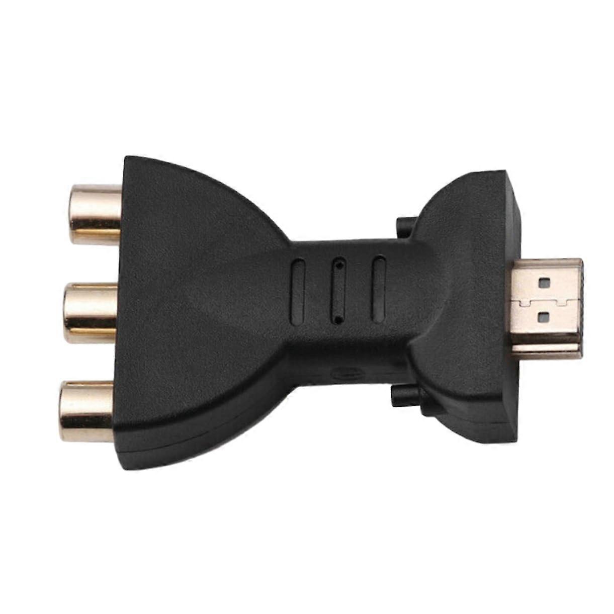 Video Adapter 1 Piece HD Video Converter for Projectors DVDs and Home Theater Systems Durable and Easy to Install Black