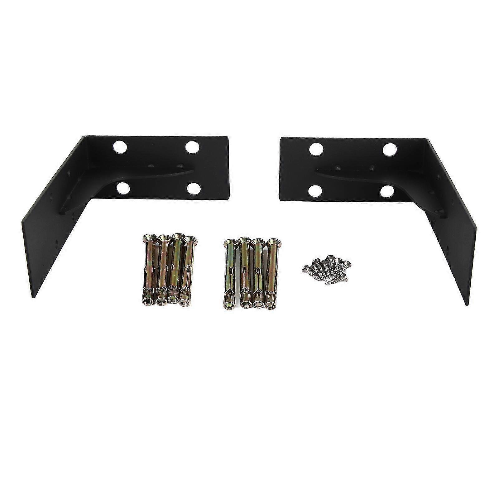 2 Pcs Bracket Thickened Steel Triangular Strong Load Bearing High Stability Floating Shelf Cabinet Support 2025