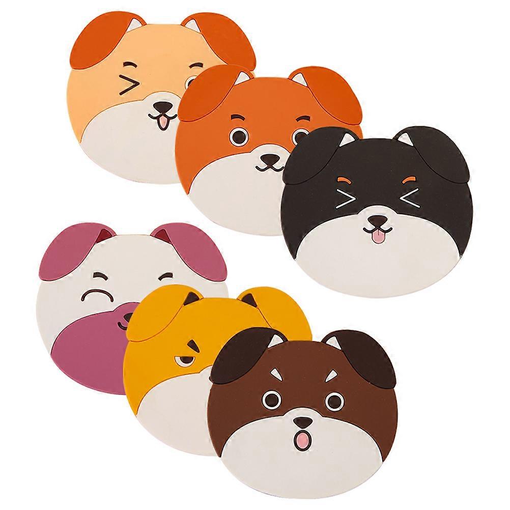 Protective Cup for with 6Pcs Resistant Silicone Coasters