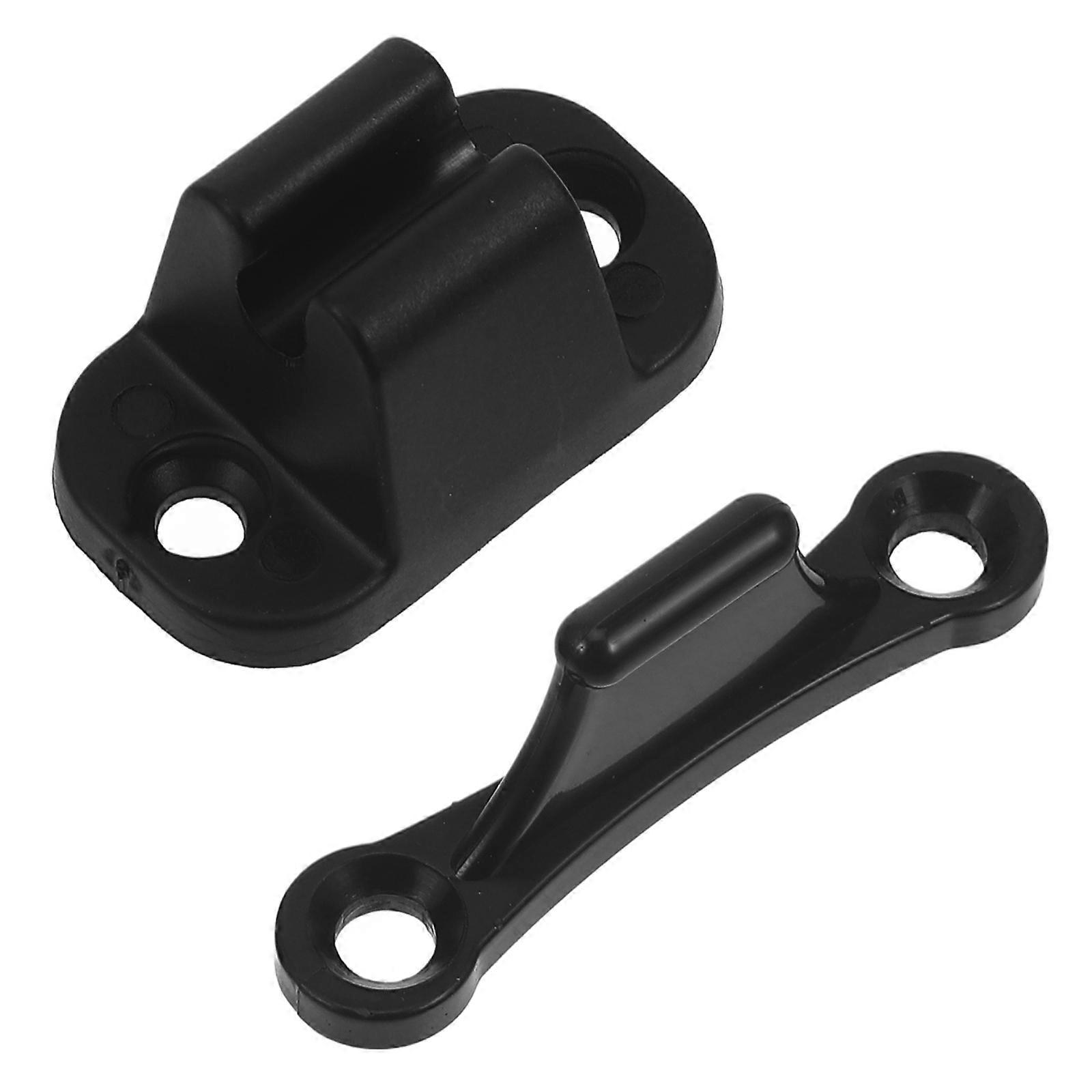 Camper Door Catch for Hold Black Nylon