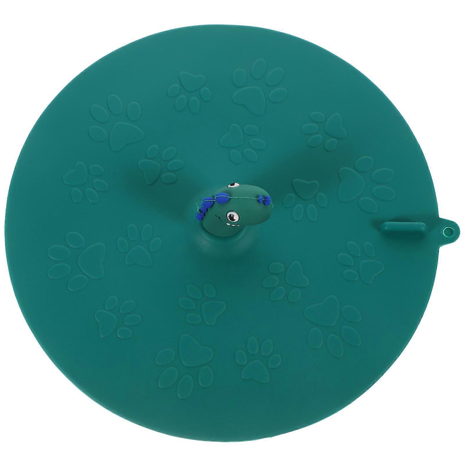 Bathroom Floor Drain Covers Silicone Protector for Kitchen Use 2Pcs Green