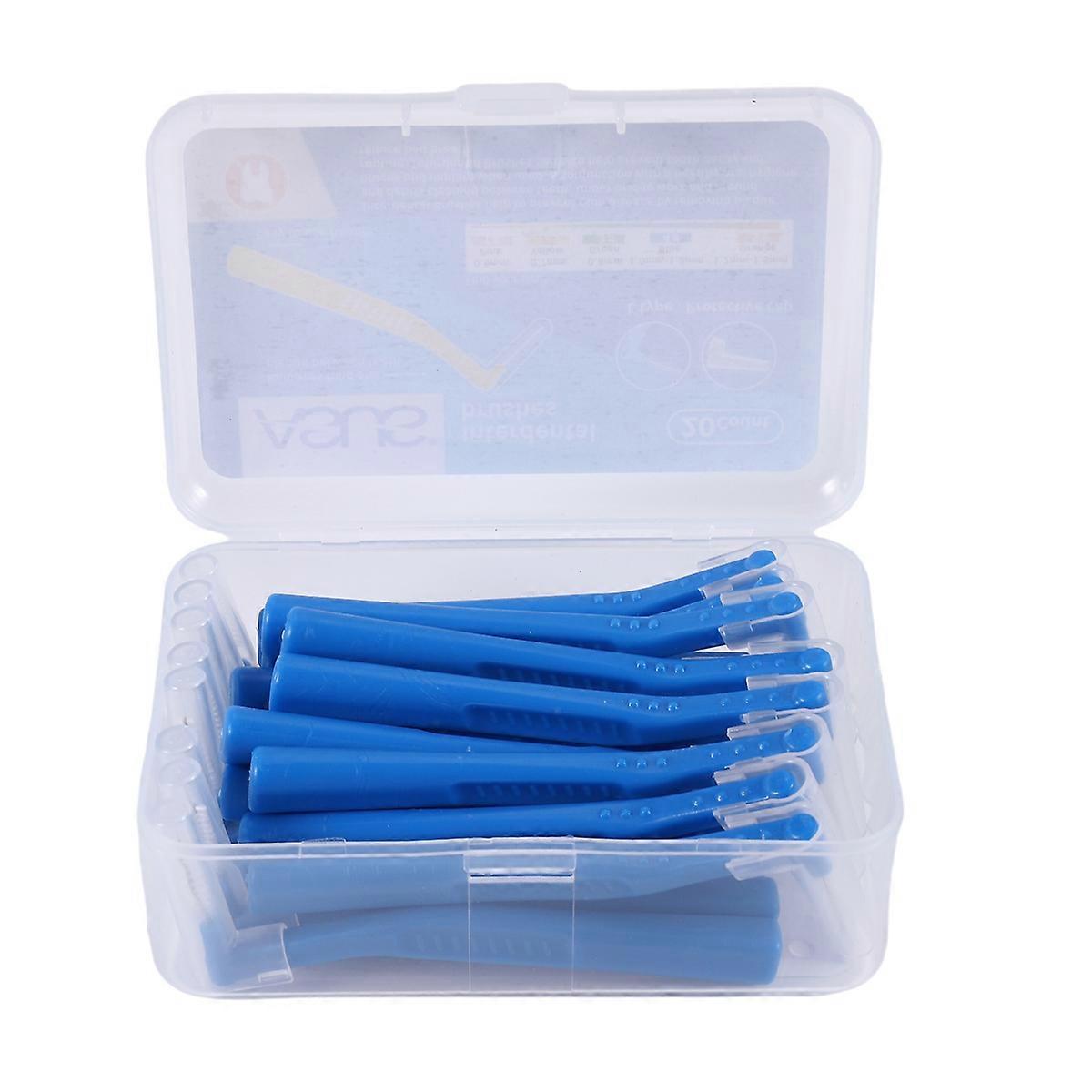  L Shape Interdental Brush 20Pcs/Box Oral Care Teeth Blue
