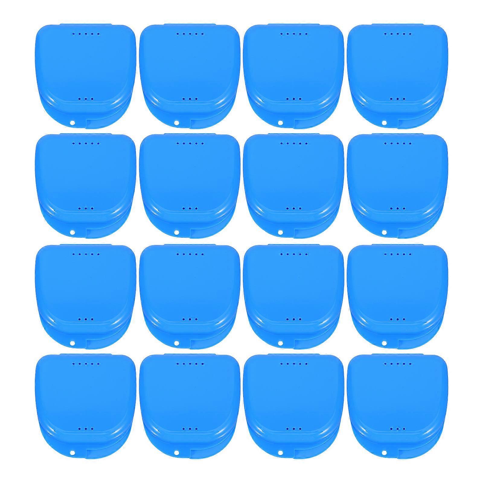 Dentures Storage Case Leakproof 36Pcs Portable Retainer Travel Box
