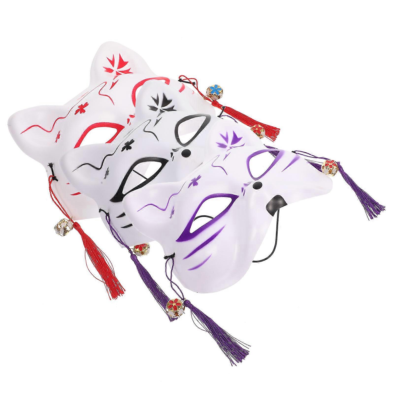 Half Mask Party Accessory 12Pcs Assorted Color Cartoon Fox Shape Design For Adults During Halloween Events And Masquerades