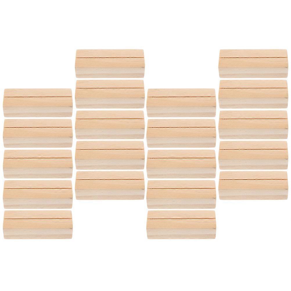 100Pcs Note Holders For Greeting Cards Home Decor 2.75X0.98X0.71in Rectangular Photo Display 100Set