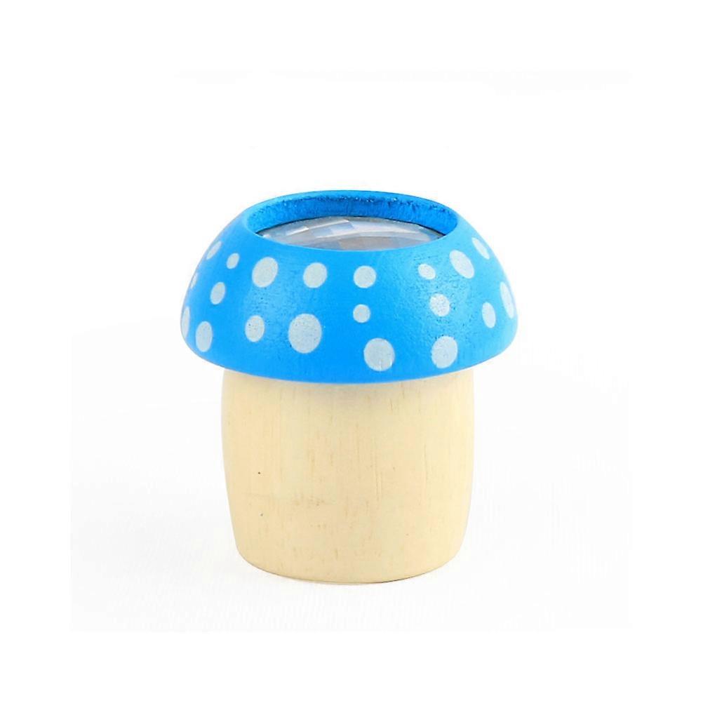 Mushroom Kaleidoscope Gift Visual Development Smooth Polished Wood Kids 5.3x5.3x5.3cm 2Pack