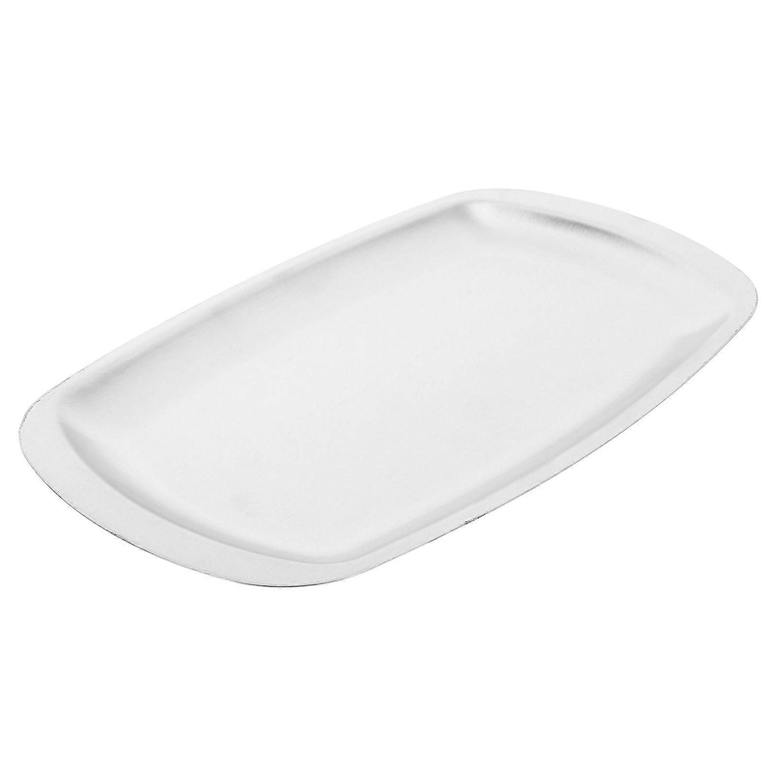 Korean Style Meat Tray Rectangular Dish For Family Gatherings Restaurants 11.00X6.29X0.47IN 1Pack
