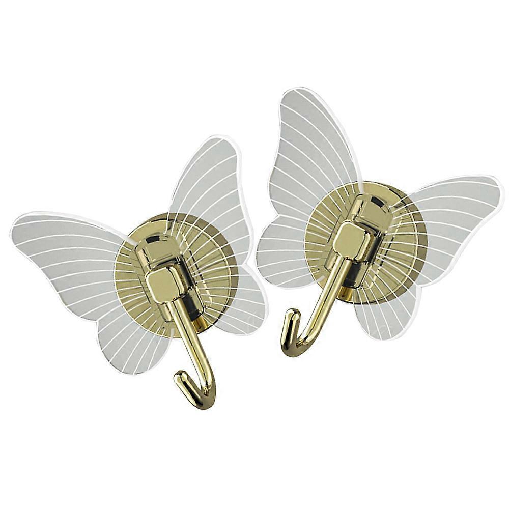Sticky Hooks Butterfly Wall Mount Hooks for Home Use 10 Pieces
