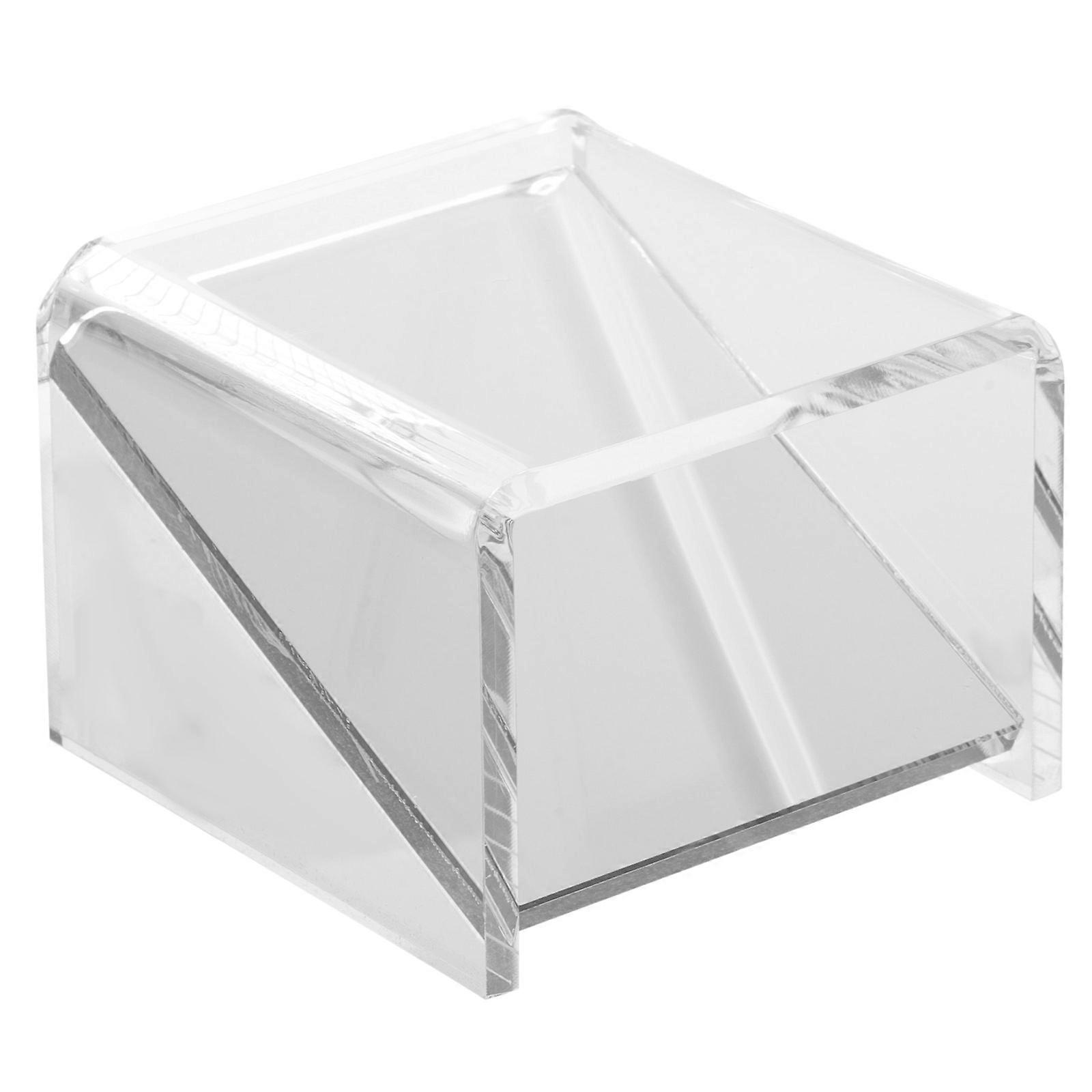 Chic Acrylic Stand For Crystal Display Storage Figurine Showcase 8x8x6cm 3Pcs
