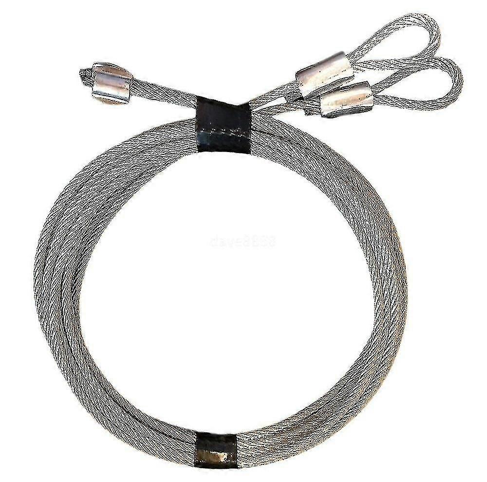 Security Garage Door Extension Cable Kit Galvanized Steel Braid S Hooks
