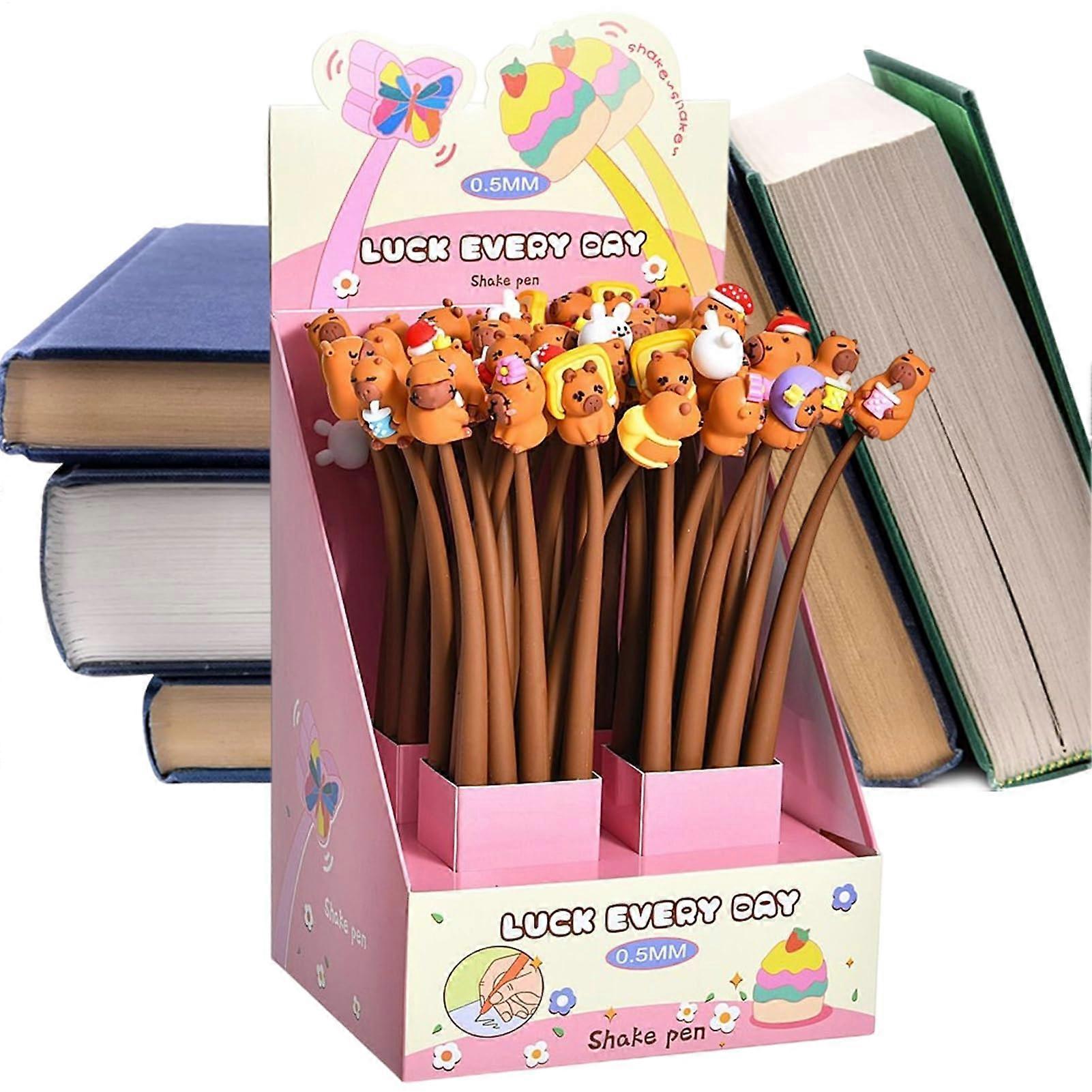 Capybara Pens Capybara Shaking Pens For Students 0.5mm Mechanical Pencil Fidget Pen For Note Taking And Journaling